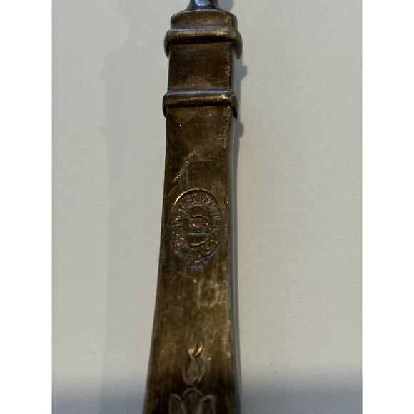 Antique Canadian Pacific Silver Plated Cocktail Fork Elkihngton 1922 - Picture 2 of 5